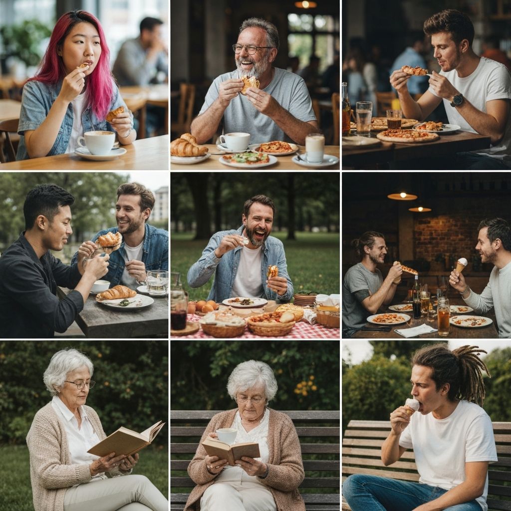 Verschiedene Essorte